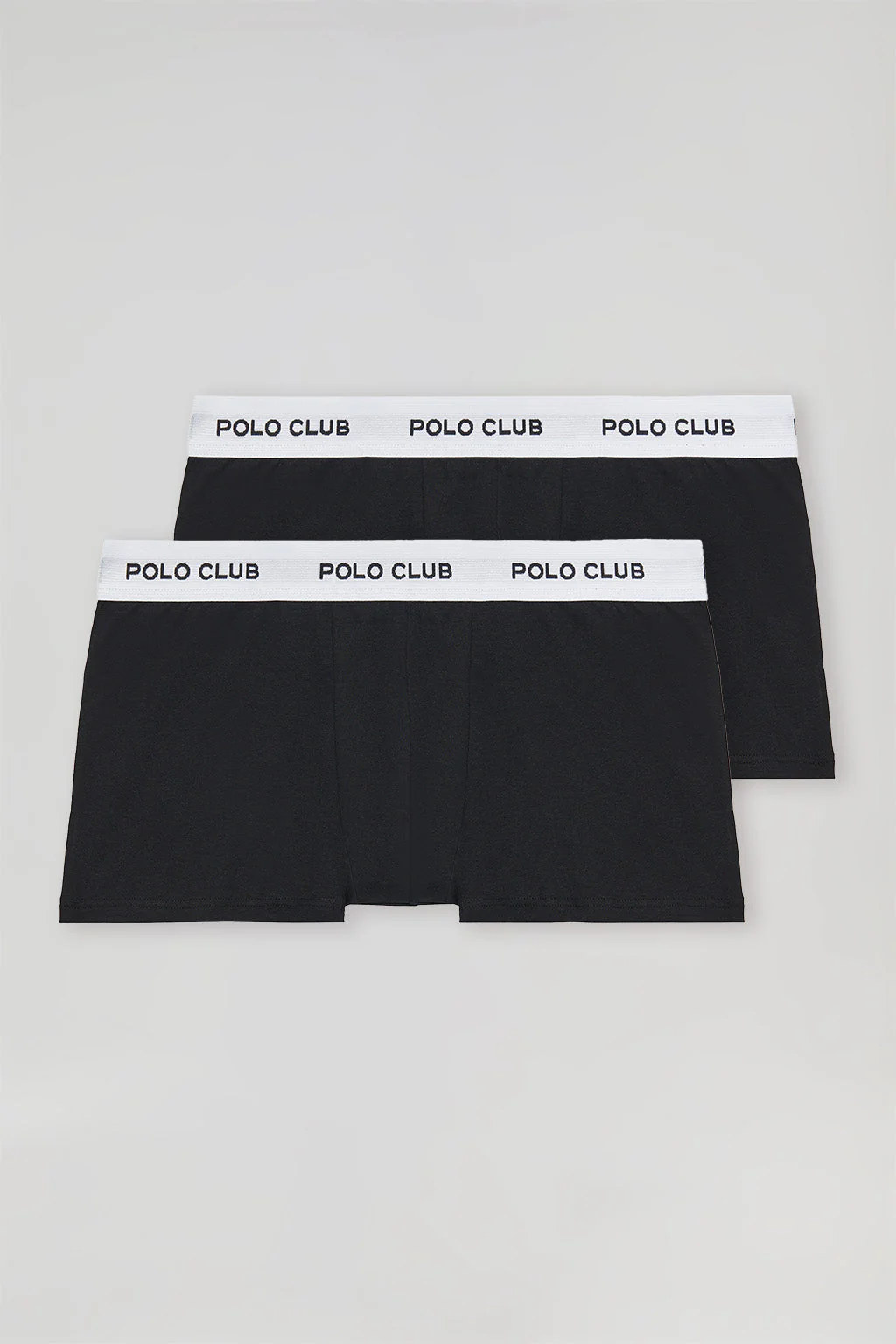 Pack de dos boxers negros con logotipo Polo Club - Image 4