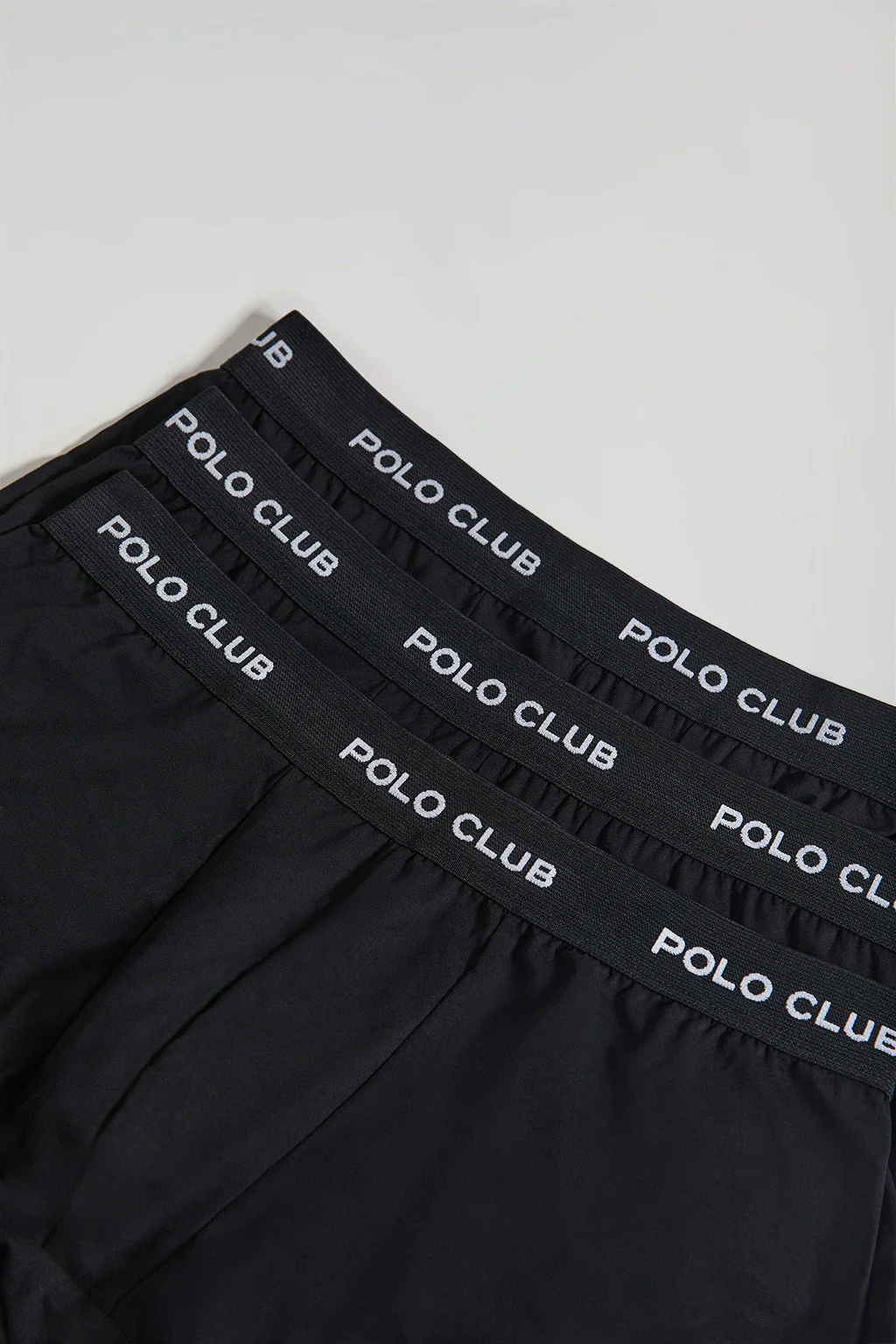 Pack de tres boxers negros con logotipo Polo Club - Image 2
