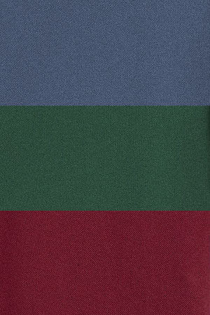 Pack hombre de tres polos en azul denim, verde botella y granate de manga corta y bordado Rigby Go - Image 13
