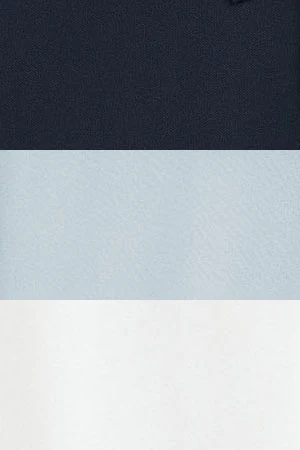 Pack hombre de tres polos en azul claro, azul marino y blanco de manga corta y bordado Rigby Go - Image 13