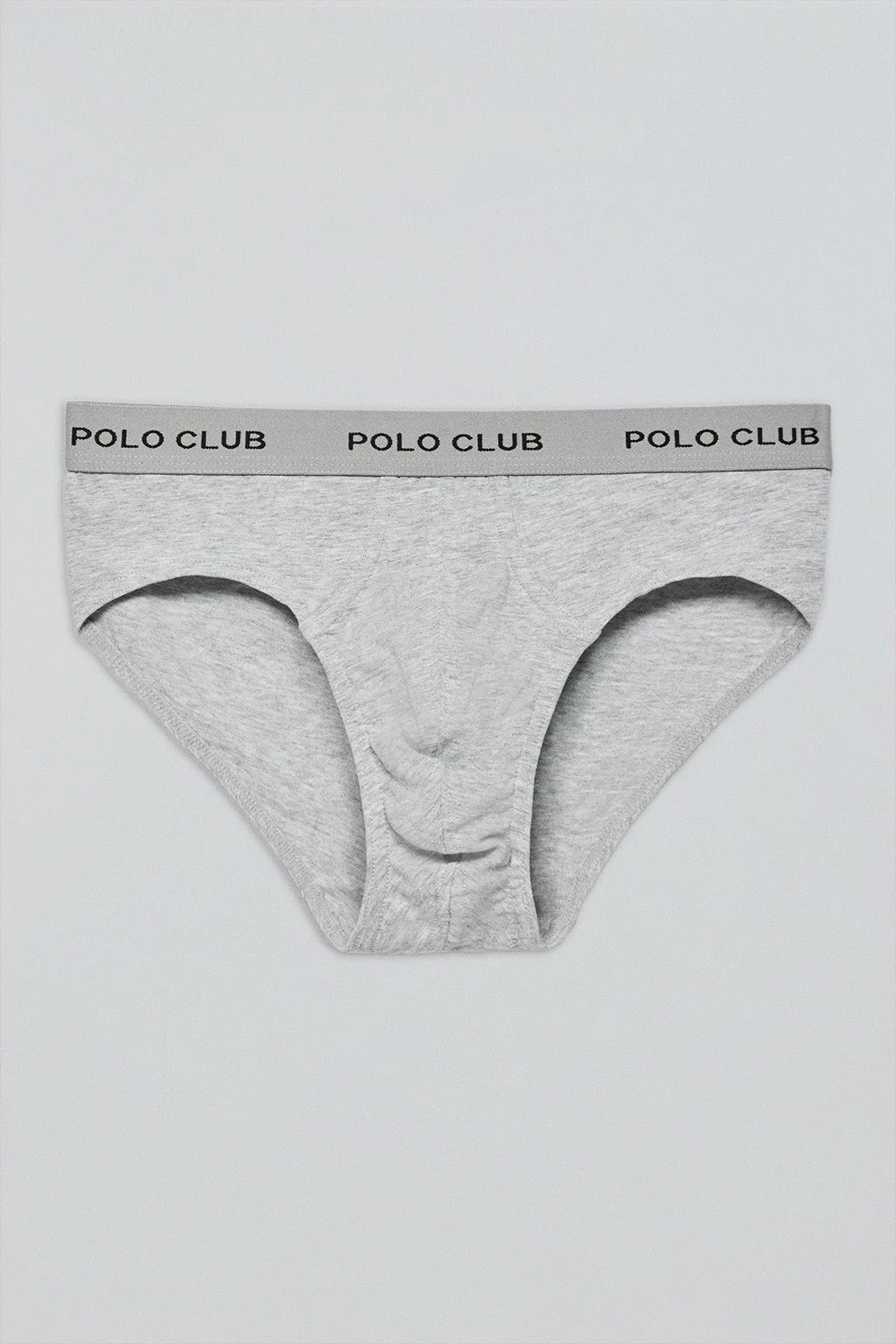 Pack de tres slips negro, gris y blanco con detalle Polo Club - Image 4