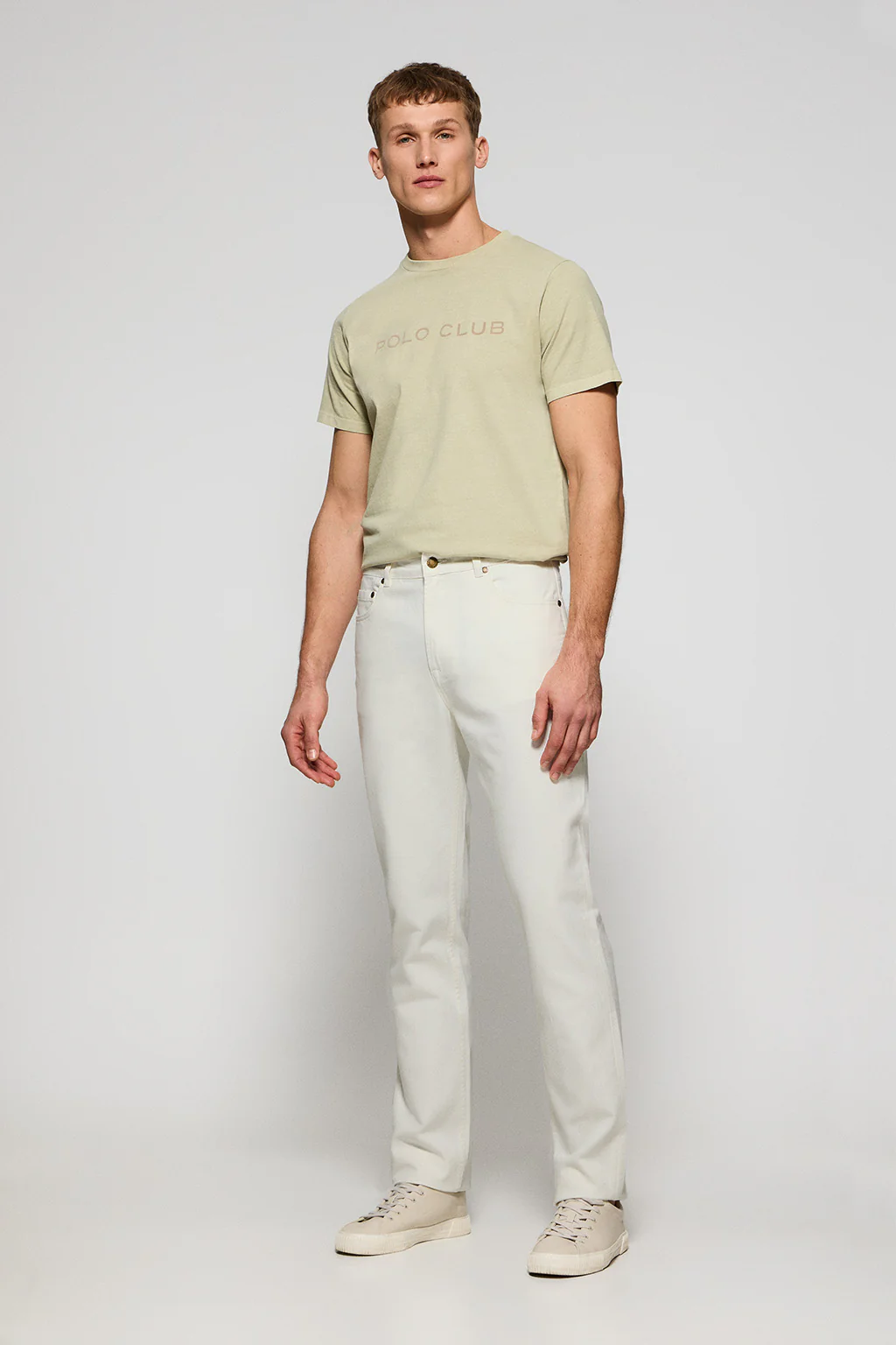 Vaqueros regular fit Boston blancos