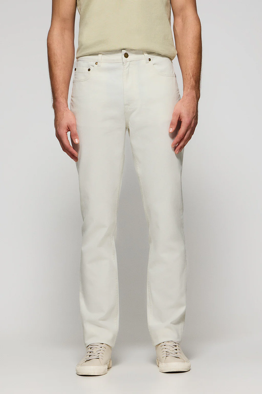Vaqueros regular fit Boston blancos - Image 2