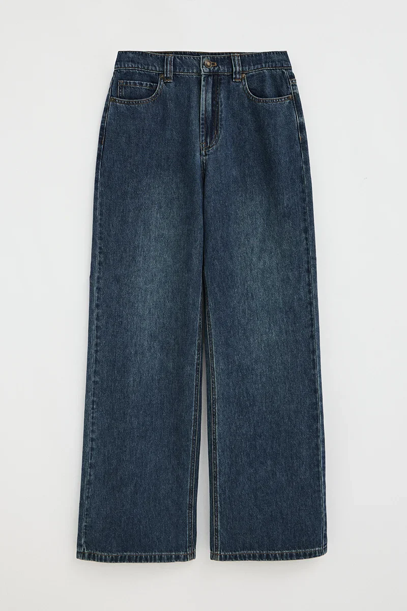 Pantalón vaquero azul medio de corte holgado Polo Club - Image 10