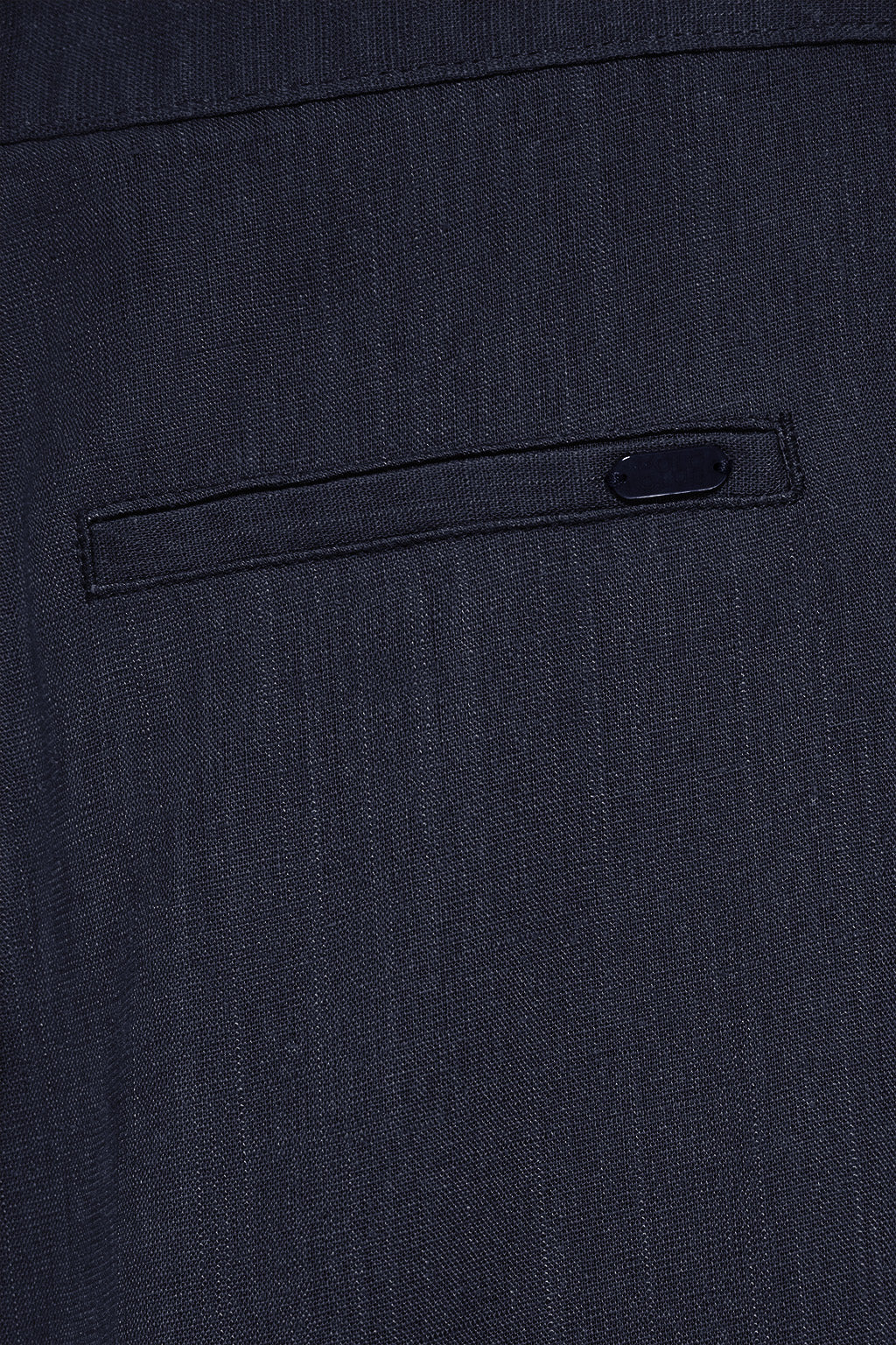 Pantalón azul marino Deia de algodón y lino con detalles Polo Club - Image 8