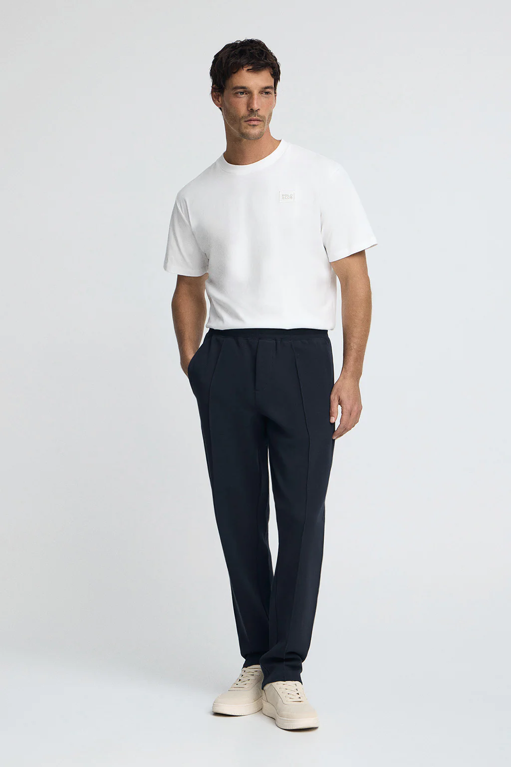 Pantalón jogger azul marino para hombre con detalles Polo Club