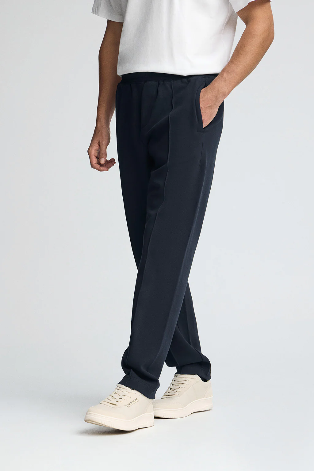 Pantalón jogger azul marino para hombre con detalles Polo Club - Image 4