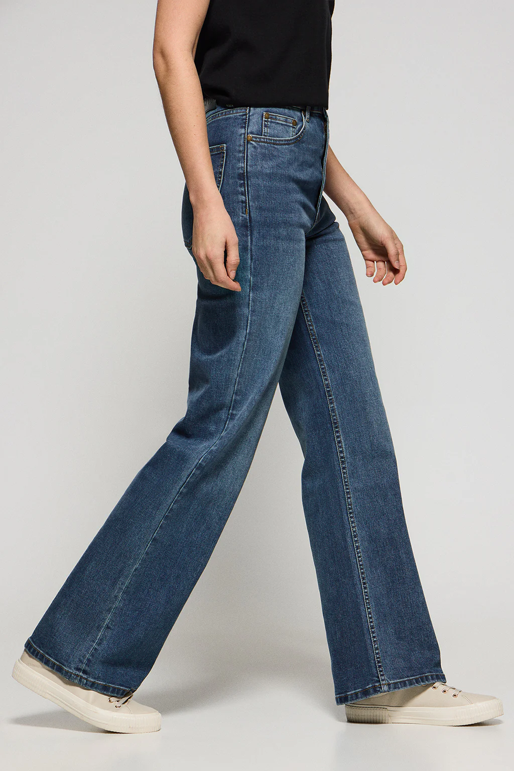 Vaqueros wide leg Jana azul denim - Image 3