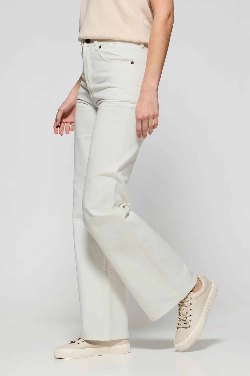 Vaqueros wide leg Jana blancos - Image 4