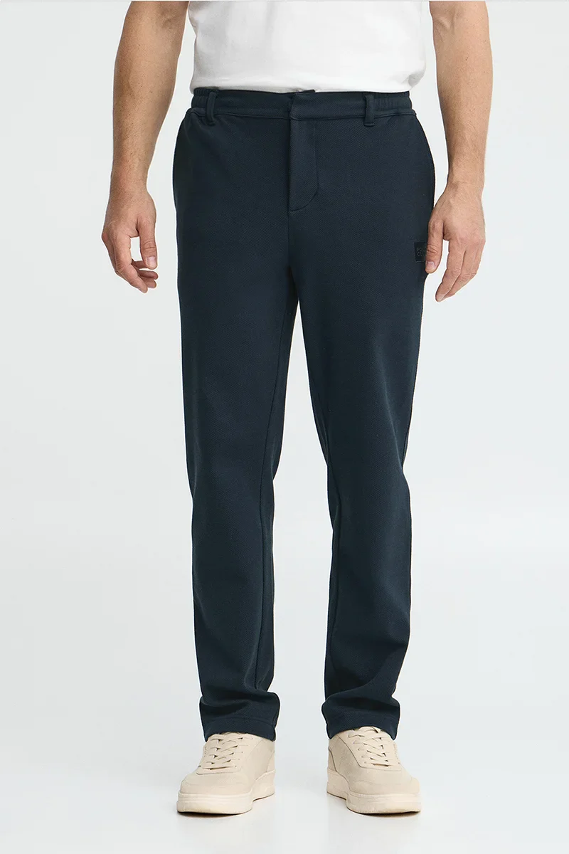 Pantalón jogger Joil azul marino de corte regular con logo Polo Club - Image 2