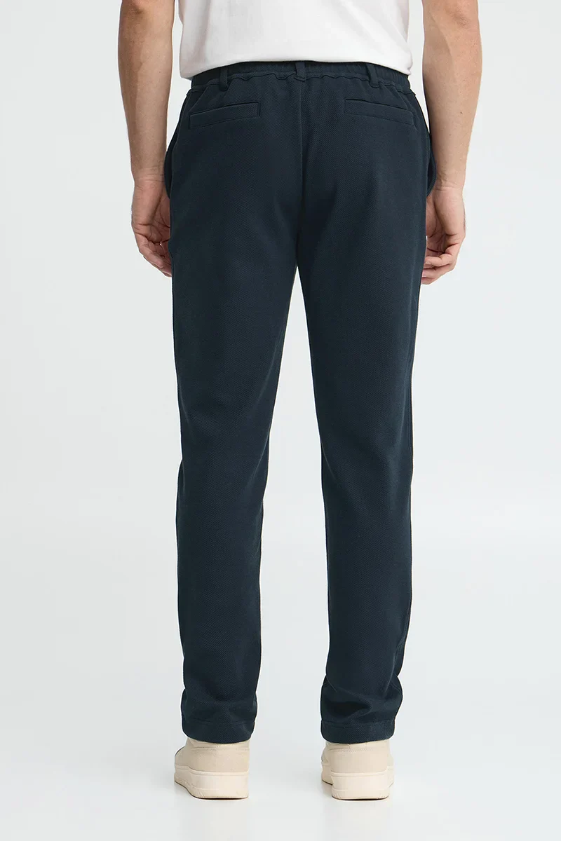 Pantalón jogger Joil azul marino de corte regular con logo Polo Club - Image 5