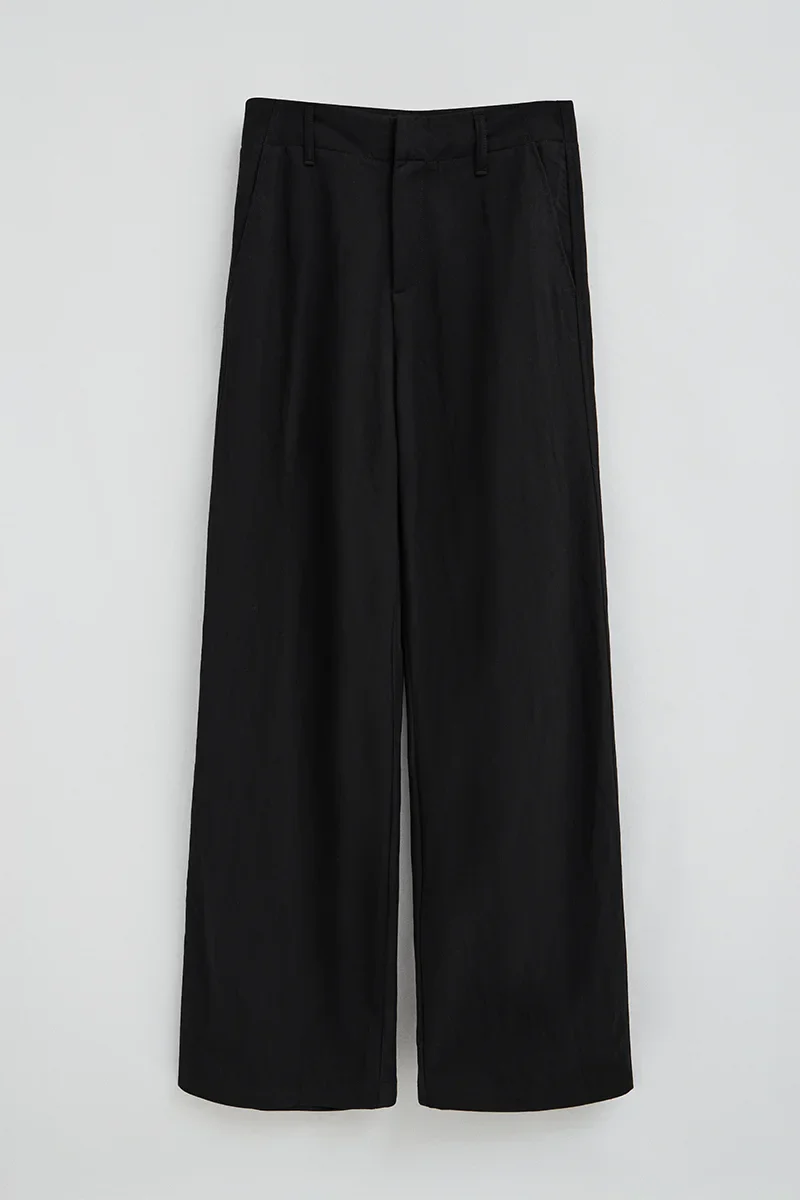 Pantalón negro de corte recto con logo Polo Club - Image 9