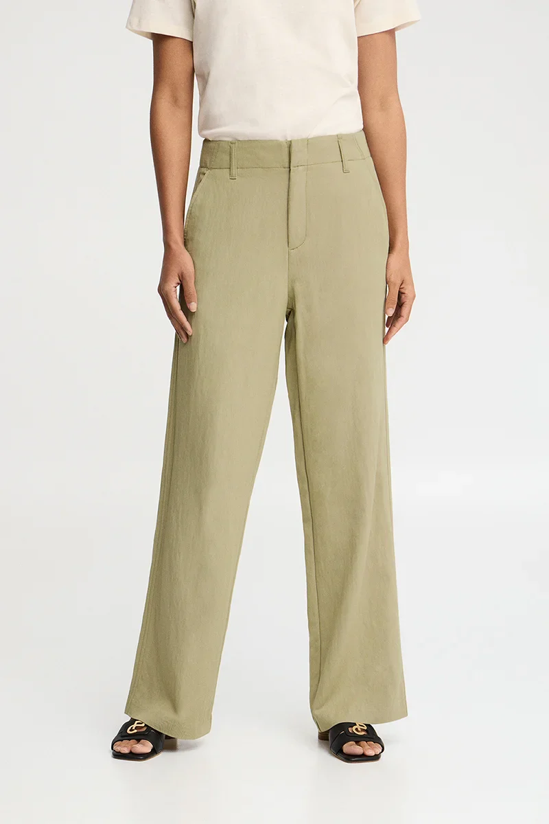 Pantalón gris piedra de corte recto con logo Polo Club - Image 2