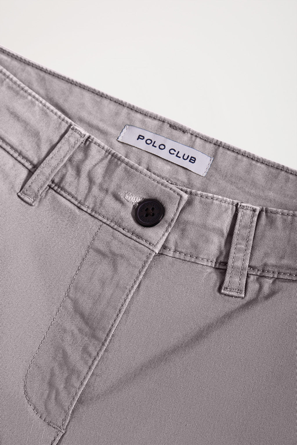 Pantalón chino Slim fit gris con detalle Polo Club - Image 6