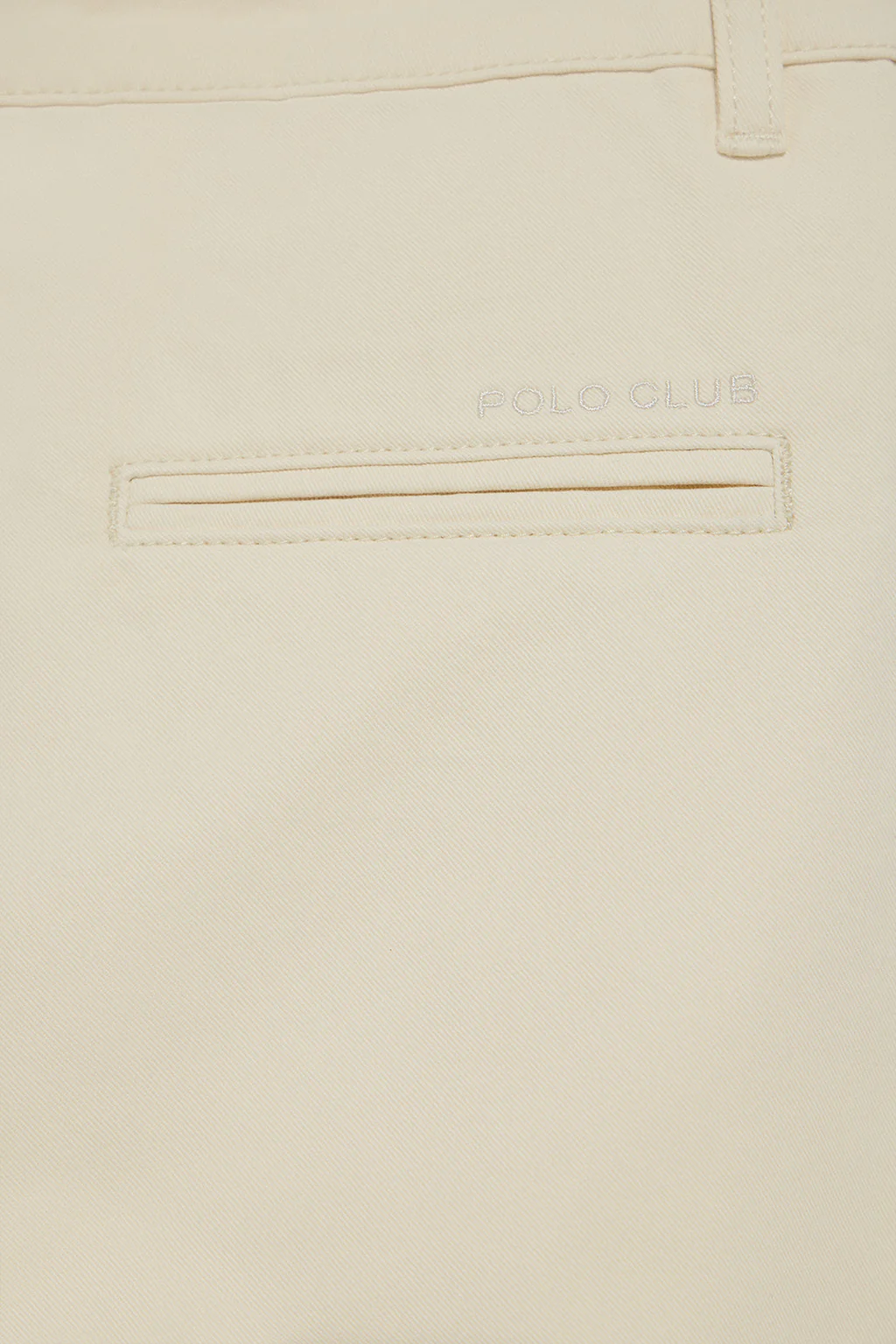 Pantalón chino May color crudo con bordado en bolsillo minimal Polo Club - Image 7