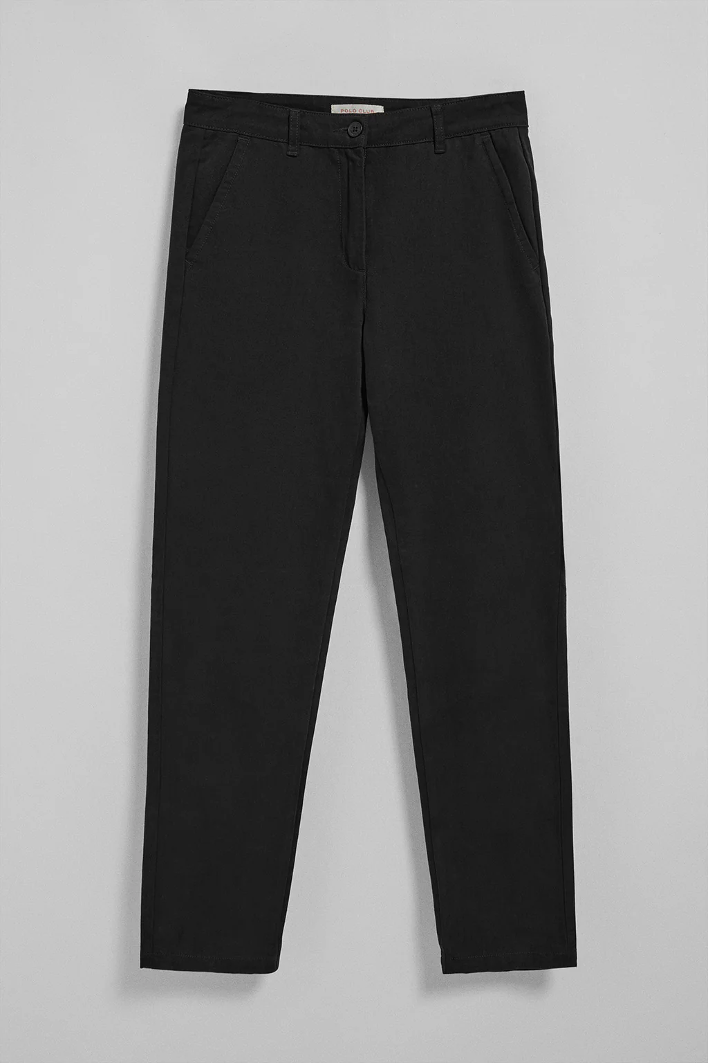 Pantalón chino May negro con bordado en bolsillo minimal Polo Club - Image 6