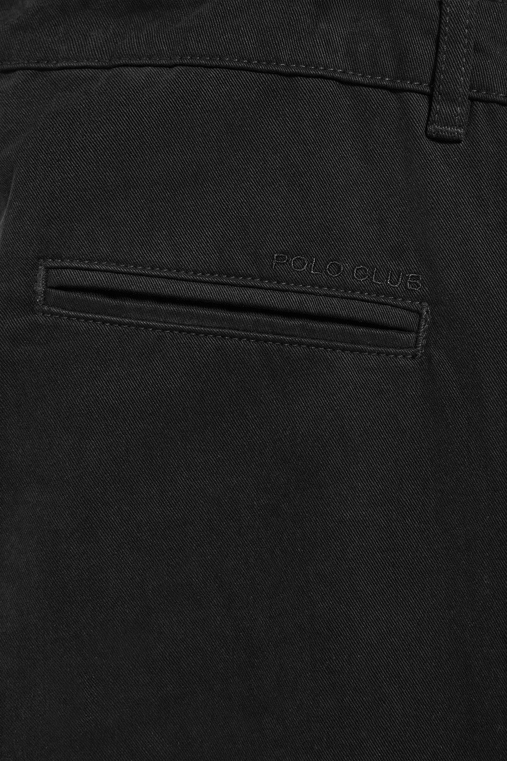 Pantalón chino May negro con bordado en bolsillo minimal Polo Club - Image 8