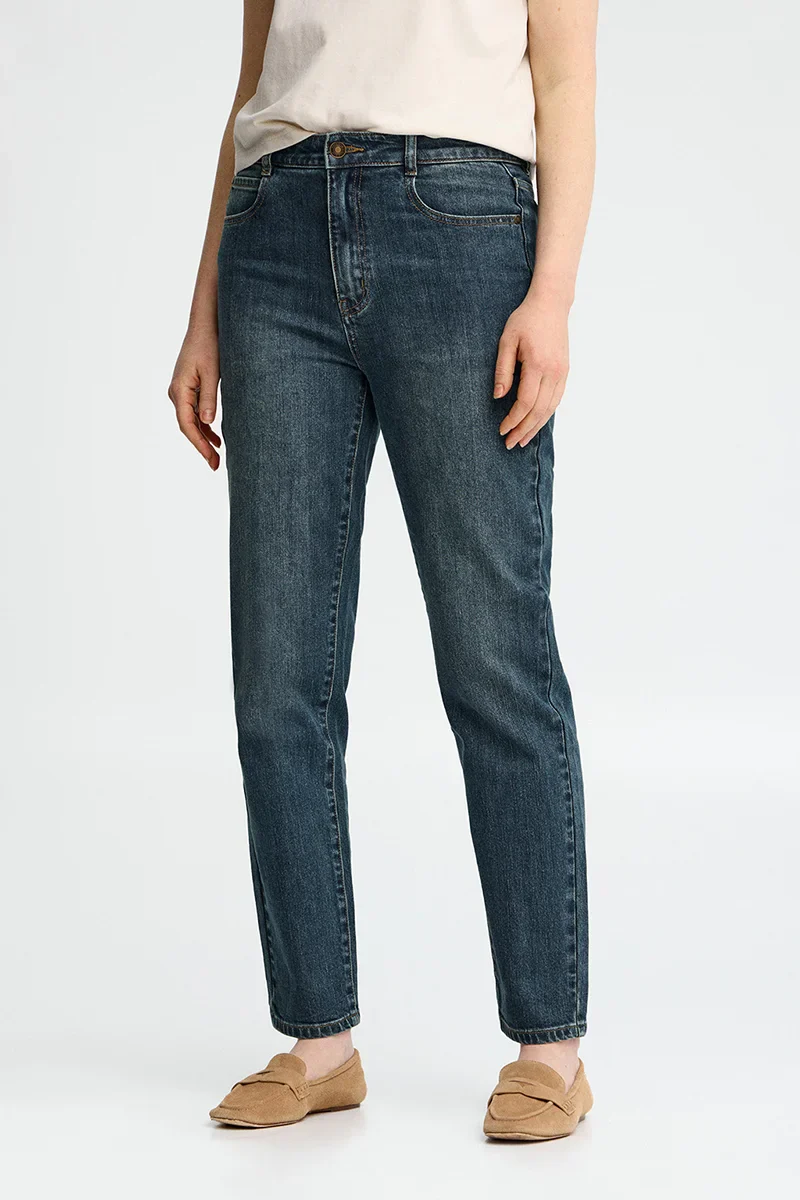 Pantalón vaquero azul medio de corte slim Polo Club - Image 4