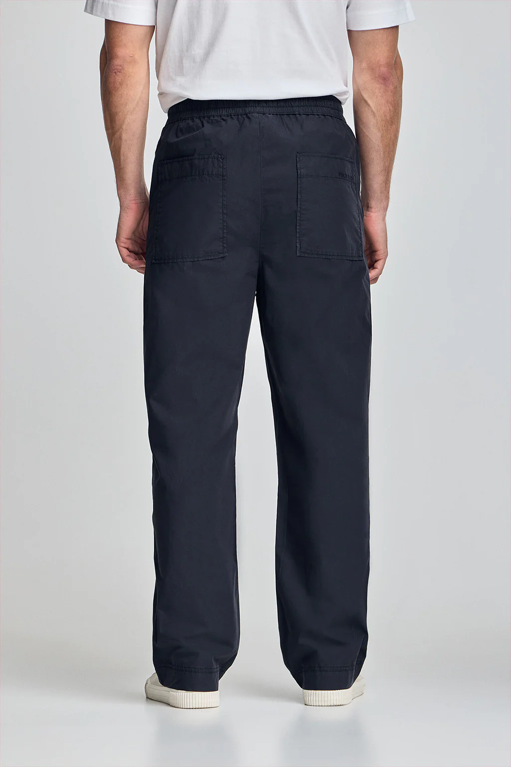 Pantalón Sunset de cintura elástica en azul marino - Image 5