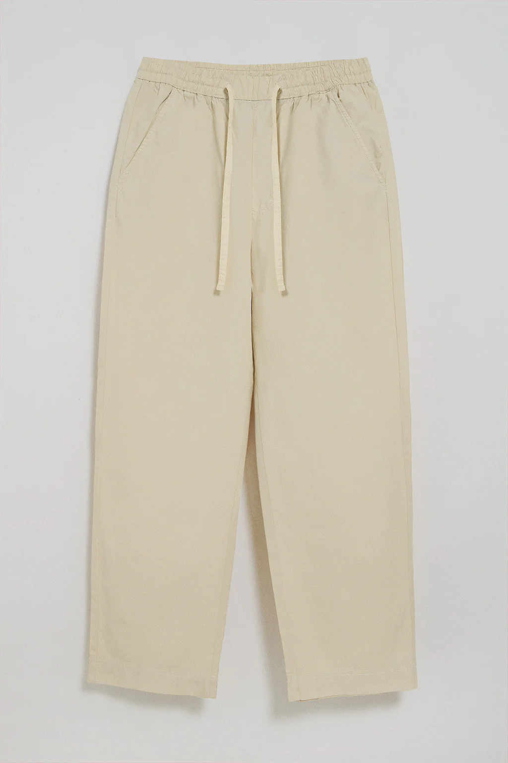 Pantalón Sunset de cintura elástica en beige - Image 6