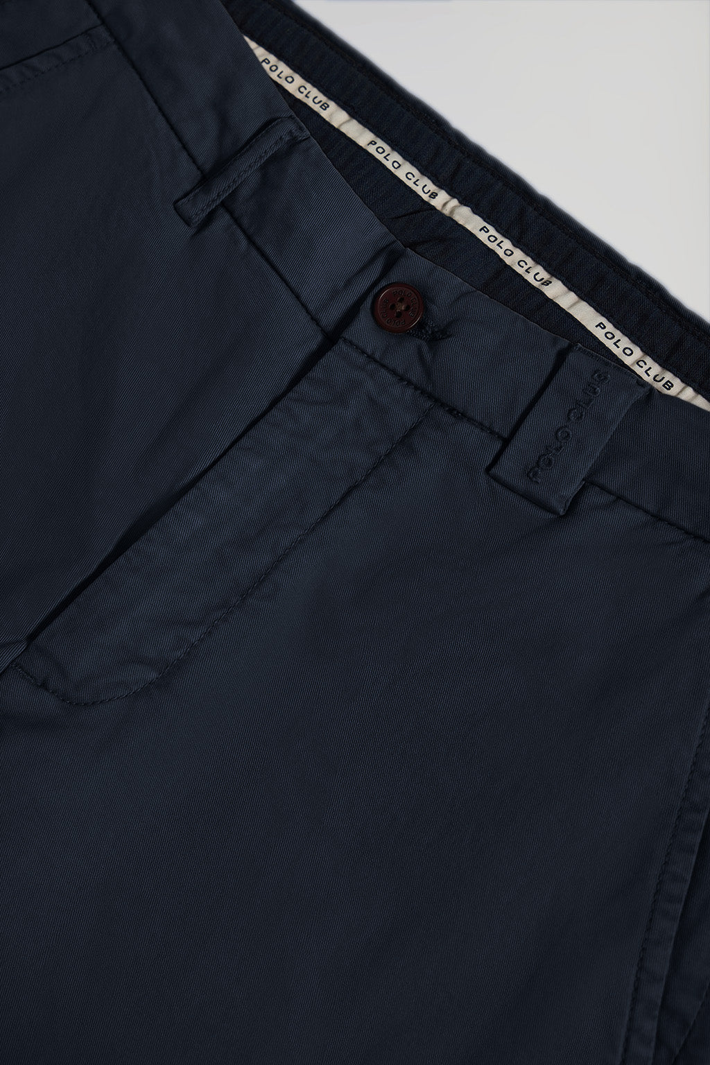 Pantalón chino azul marino regular fit con detalles Polo Club - Image 6