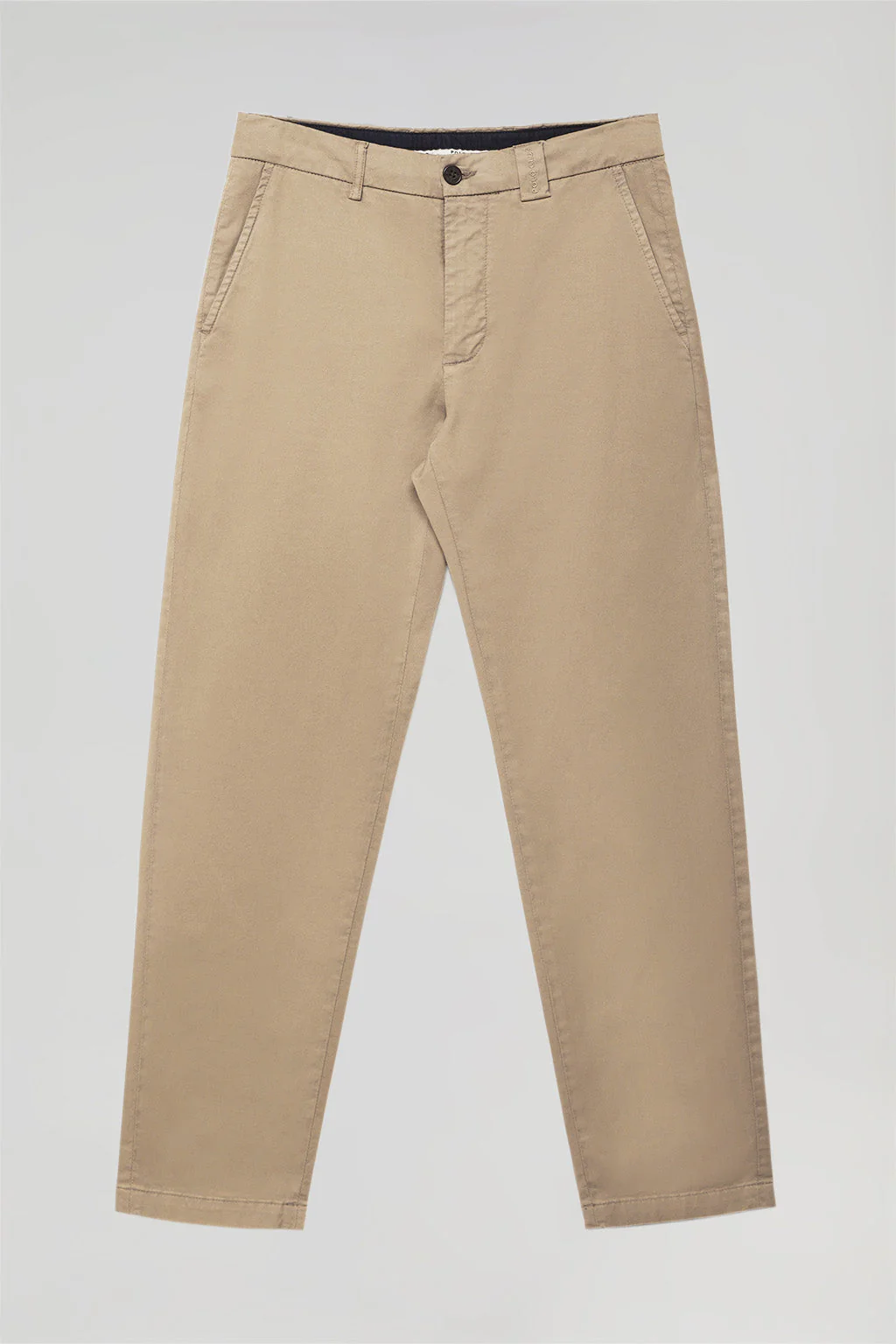 Pantalón chino beige regular fit con detalles Polo Club - Image 9