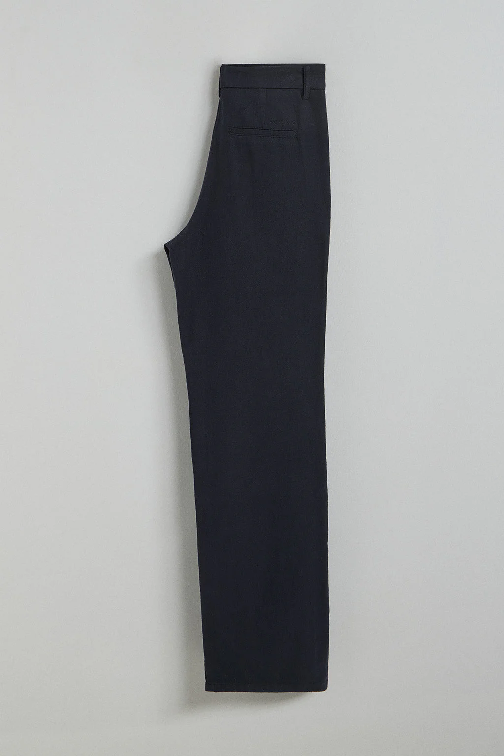 Pantalón Tamara de lino y algodón azul marino con detalles bordados Polo Club - Image 8