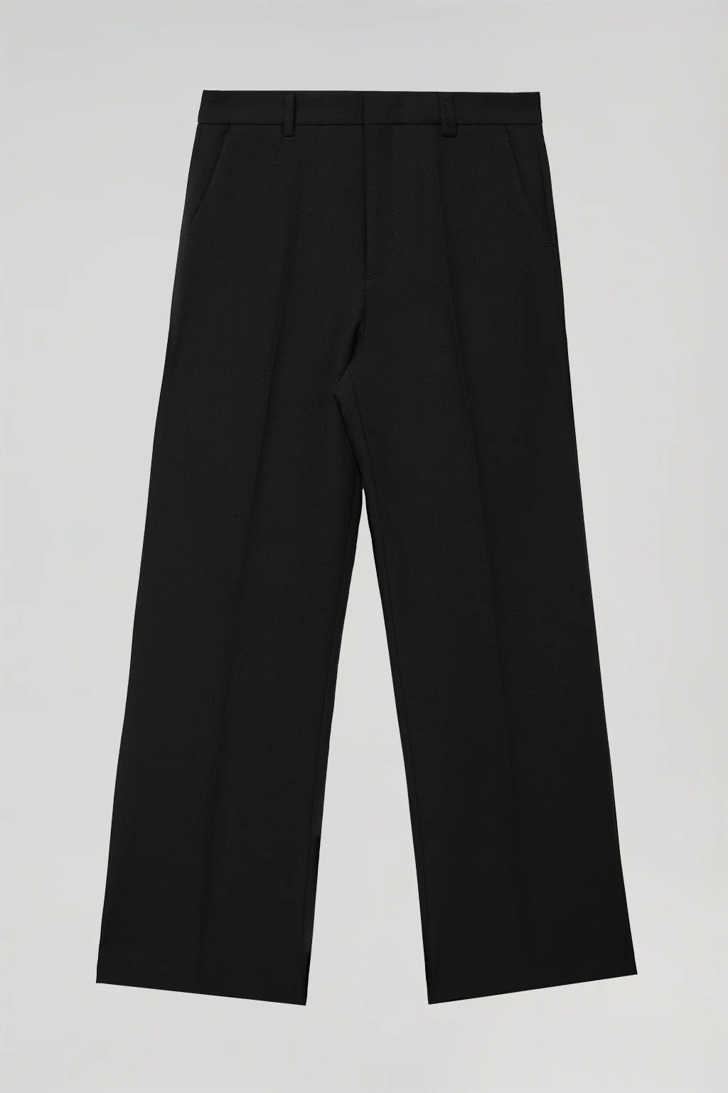 Pantalón ancho de vestir negro con detalles Polo Club - Image 6
