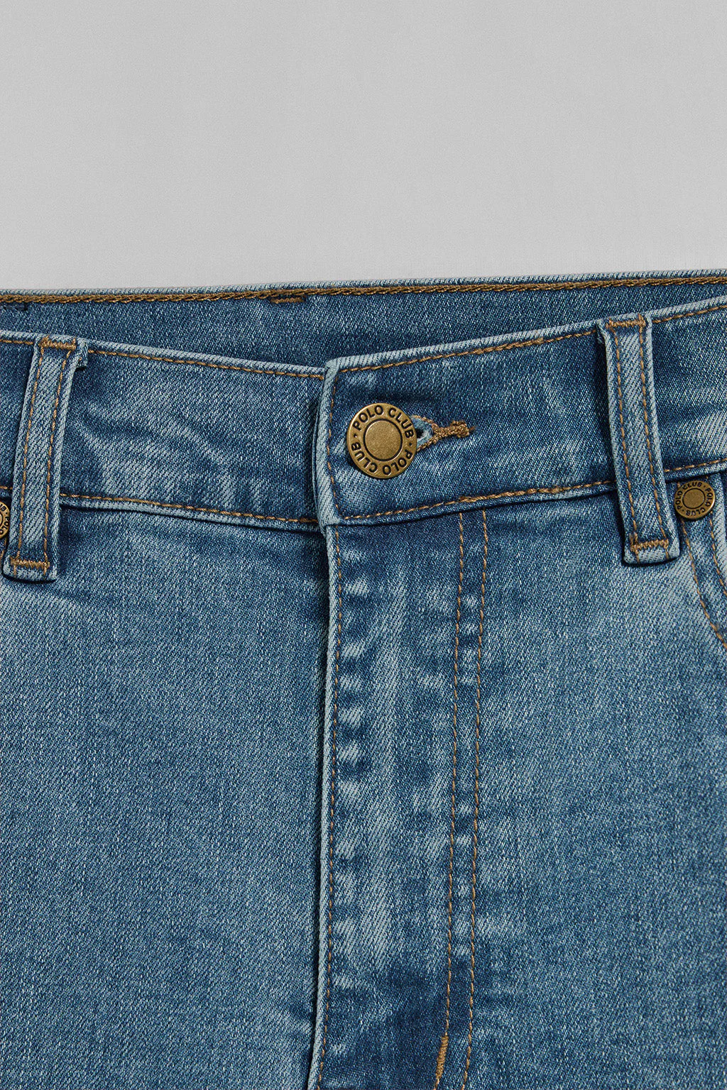 Pantalón denim azul Tanya con detalles Polo Club - Image 6