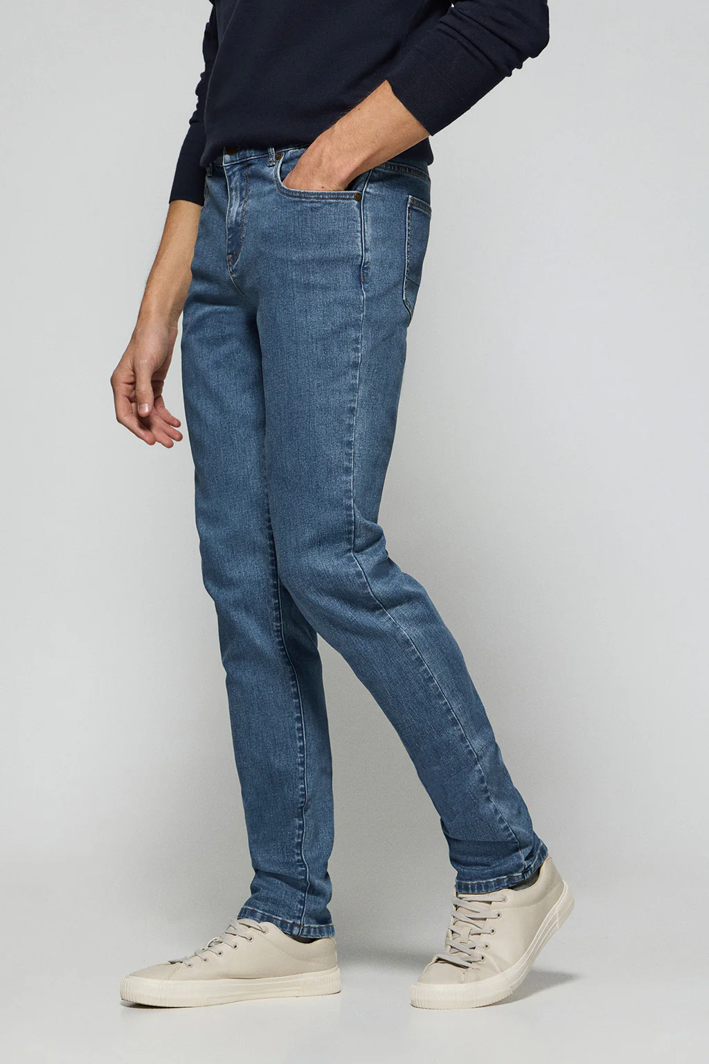Pantalón vaquero Tate azul denim con detalles Polo Club - Image 3