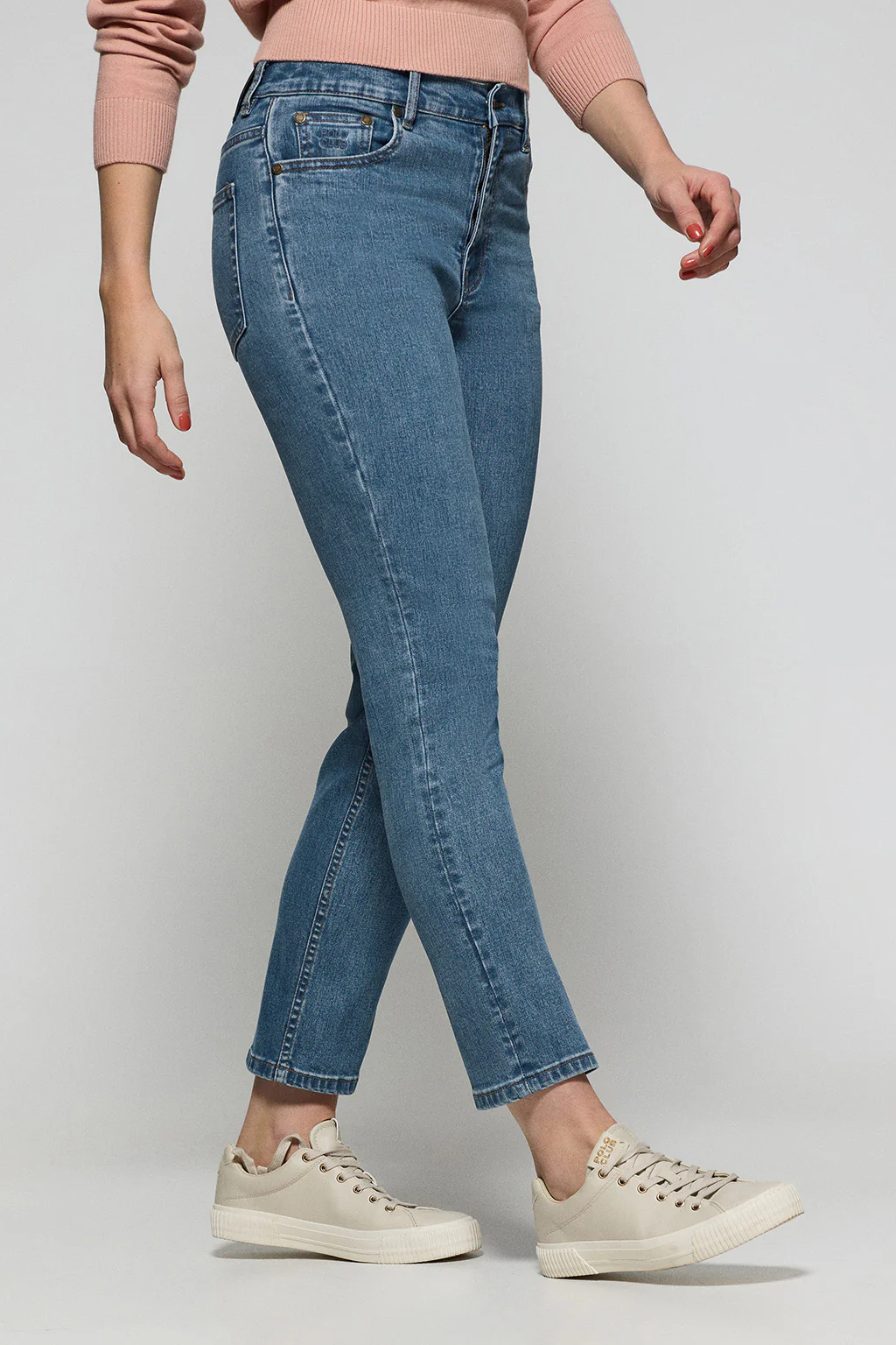 Pantalón vaquero Telma azul denim con detalles Polo Club - Image 3