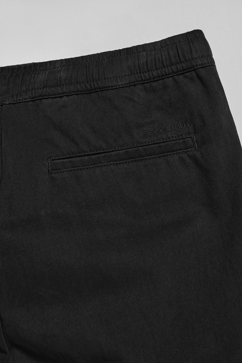 Pantalón negro Trent con cintura elástica y detalles Polo Club - Image 7