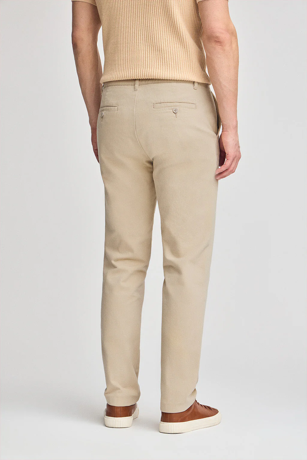 Pantalón chino Vanya color beige con bordado Polo Club - Image 5