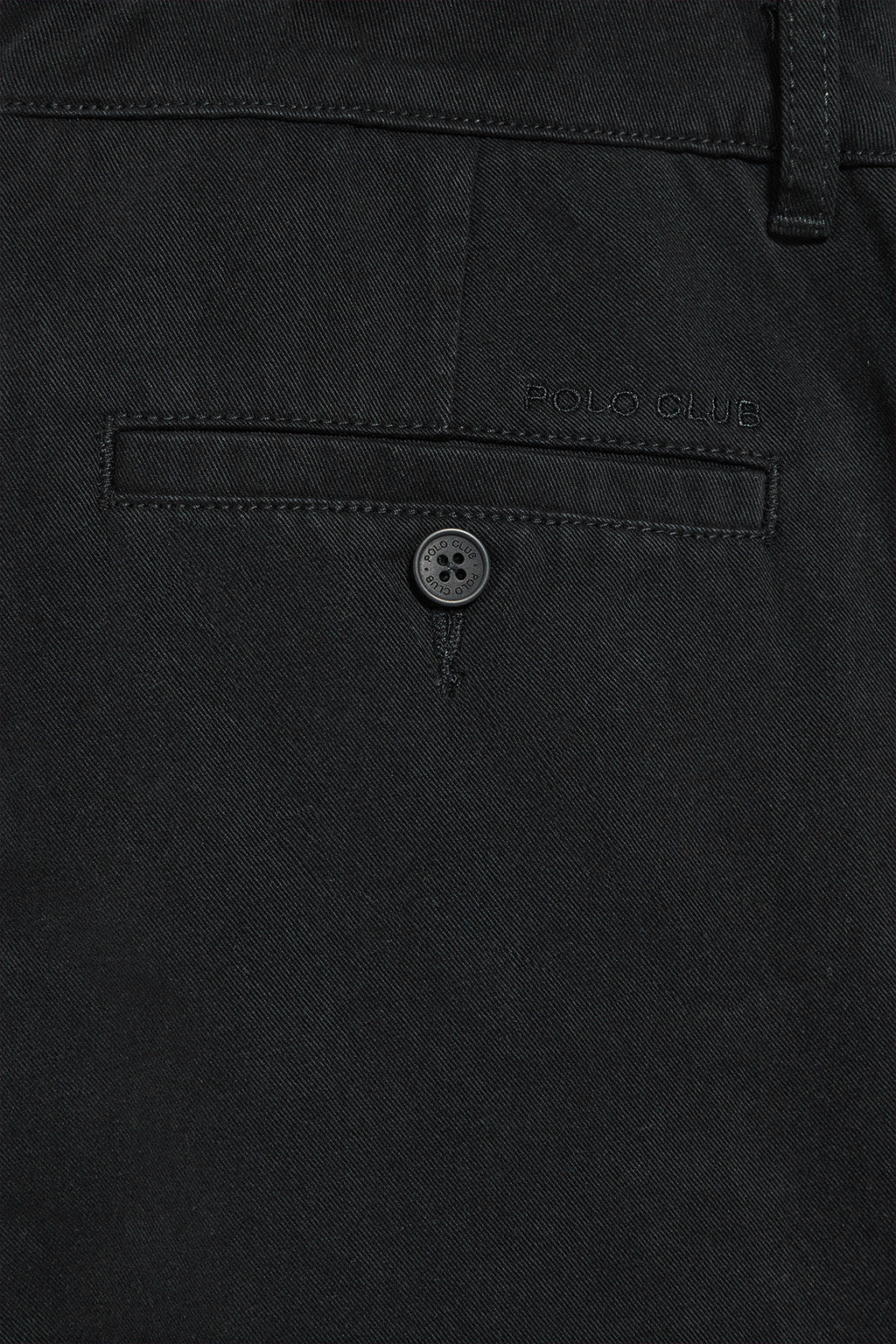 Pantalón chino Vanya negro con bordado Polo Club - Image 8
