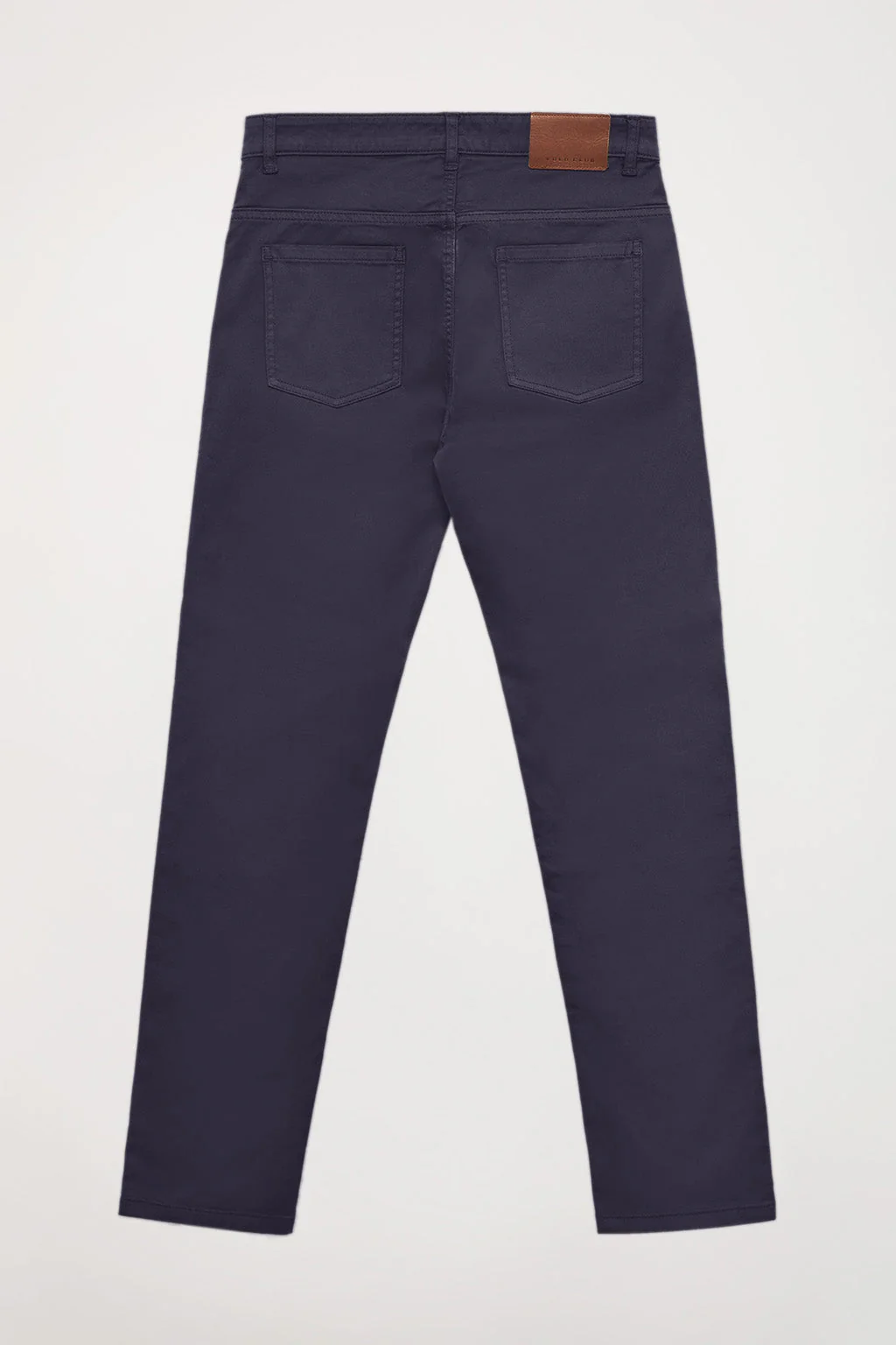 Pantalón azul marino de cinco bolsillos con logo bordado - Image 6