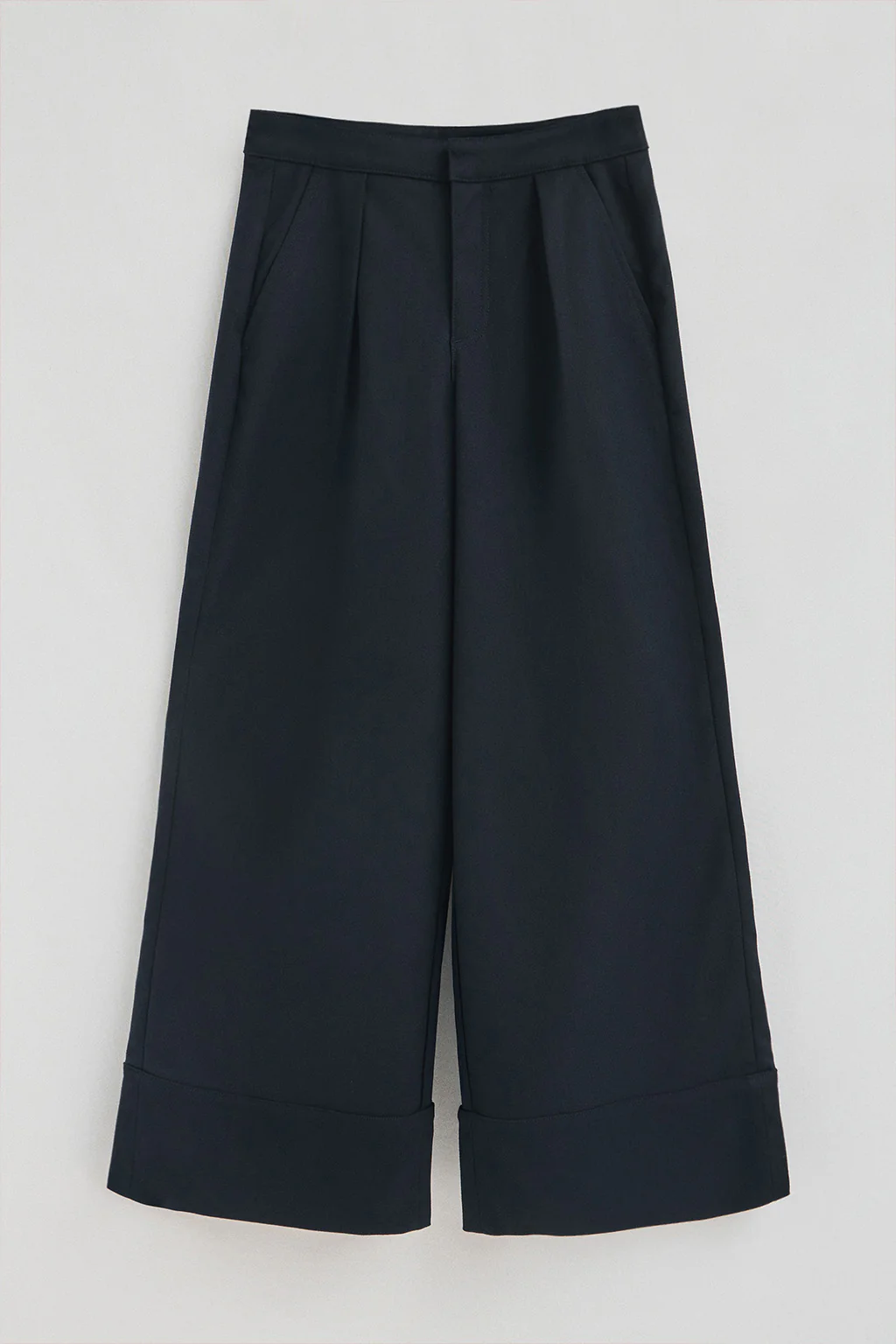 Pantalón azul marino de corte ancho con detalles Polo Club - Image 8