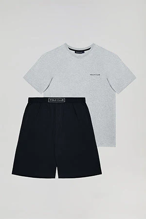 Pijama corto Iago bicolor con detalles Polo Club - Image 10
