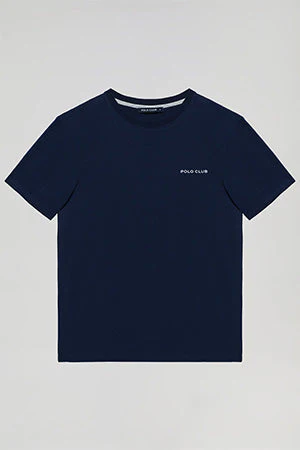 Camiseta azul marino de pijama Iago de manga corta - Image 7