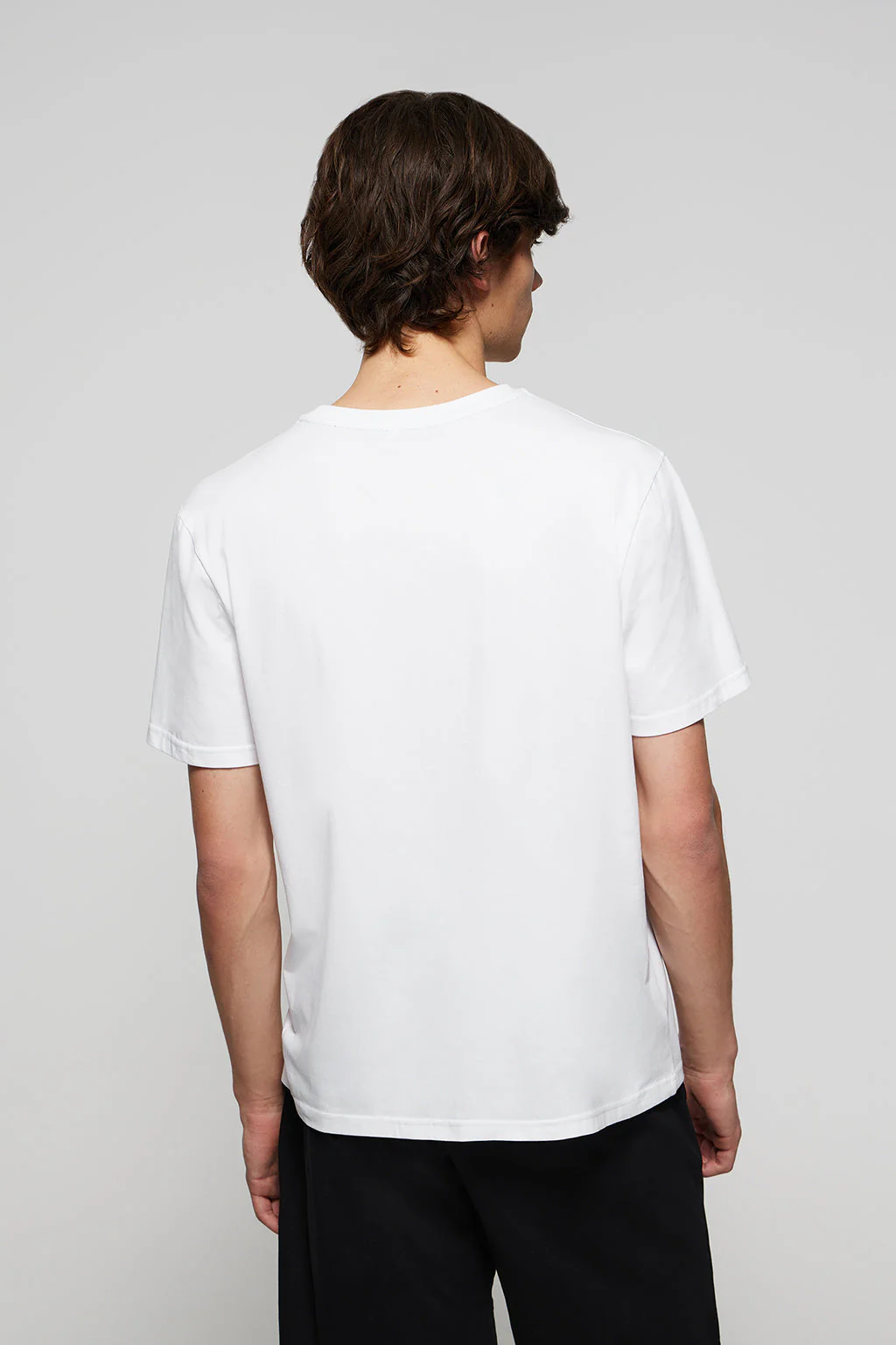 Camiseta blanca de pijama Iago de manga corta - Image 3