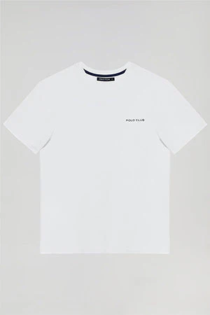 Camiseta blanca de pijama Iago de manga corta - Image 7