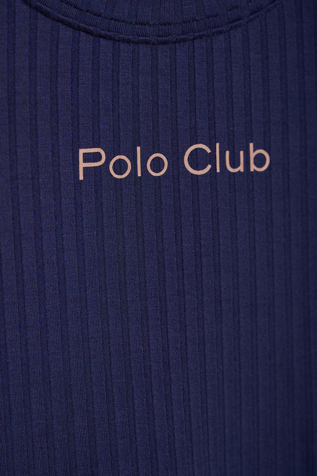 Conjunto de shorts y camiseta de pijama azul marino con detalles Polo Club - Image 3