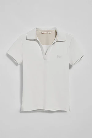 Polo Pedraza sin botones blanco con logo engomado Polo Club - Image 9