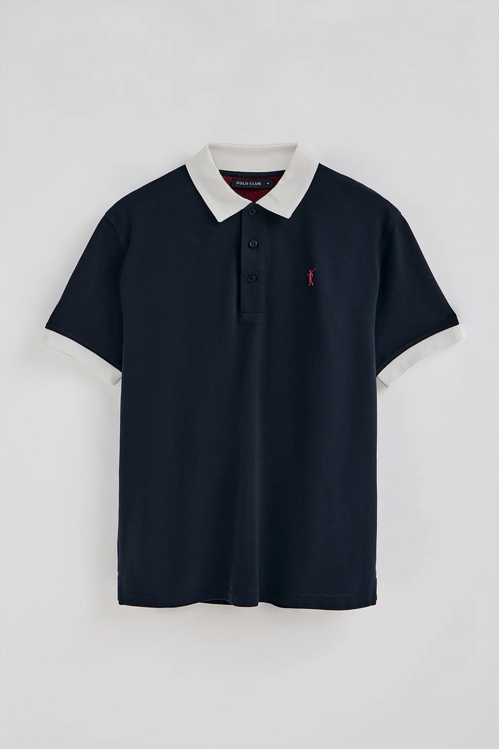 Polo azul marino Dareh de manga corta y bordado Rigby Go - Image 7