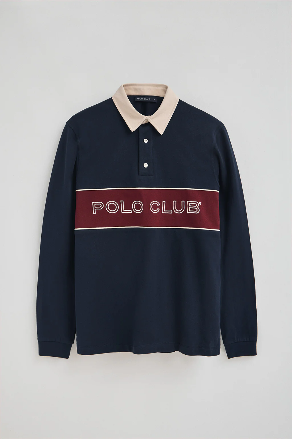 Polo Daviero azul marino con bordado Polo Club - Image 6