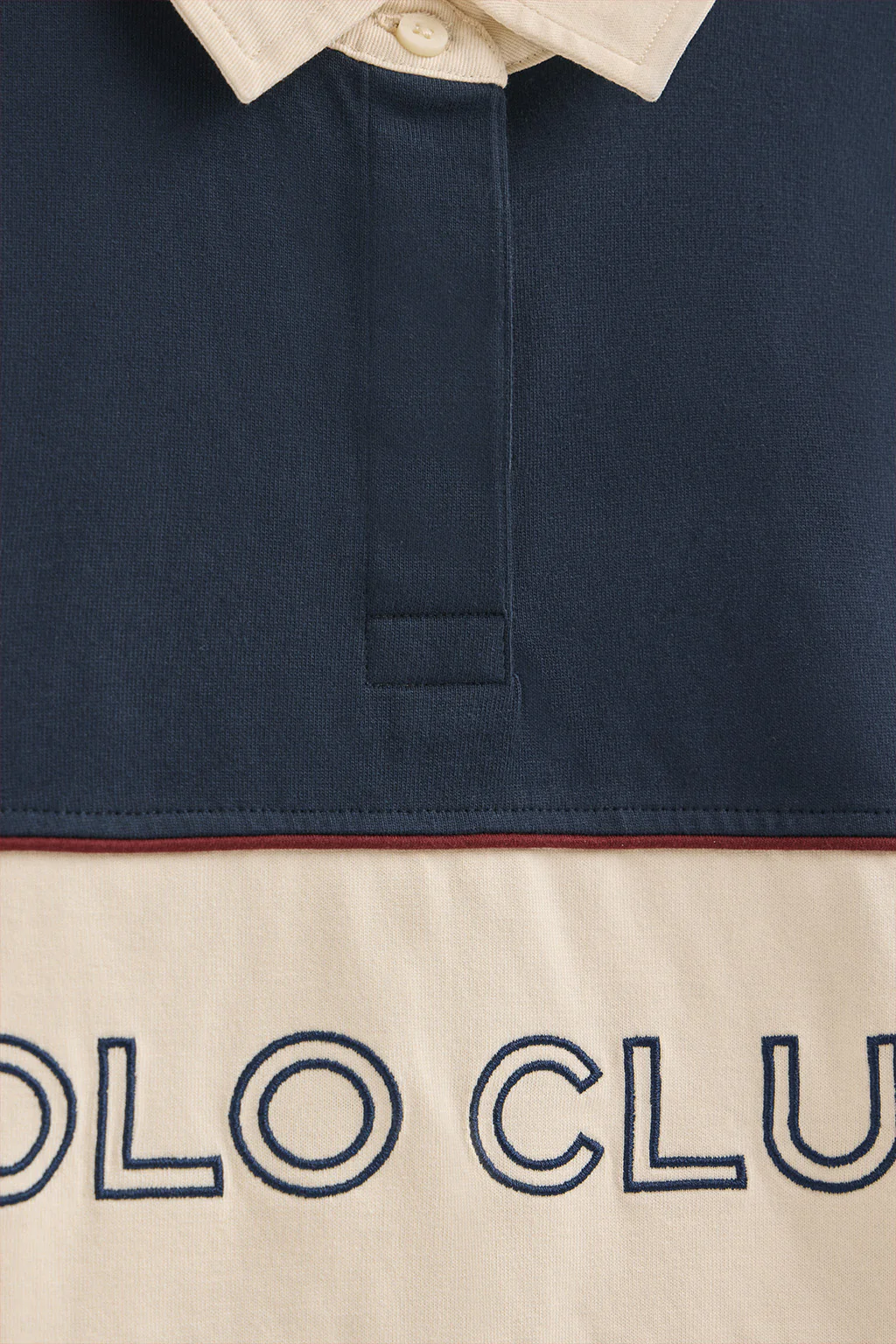 Polo Lis azul marino con bordado Polo Club - Image 7