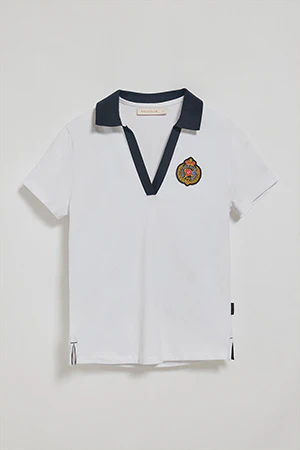 Polo Nautic sin botones blanco con detalle naútico en el pecho - Image 11
