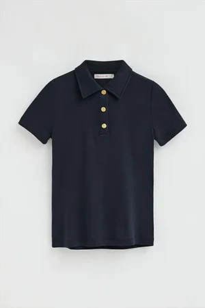 Polo azul marino con botones náuticos Polo Club - Image 10