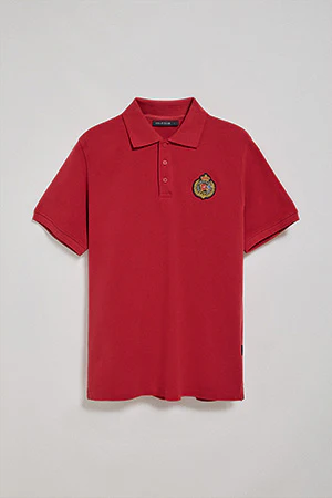 Polo Nautic rojo con detalle de parche naútico en el pecho - Image 7