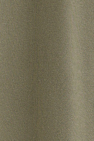 Polo verde claro de algodón y lino con dos botones y monograma bordado - Image 7