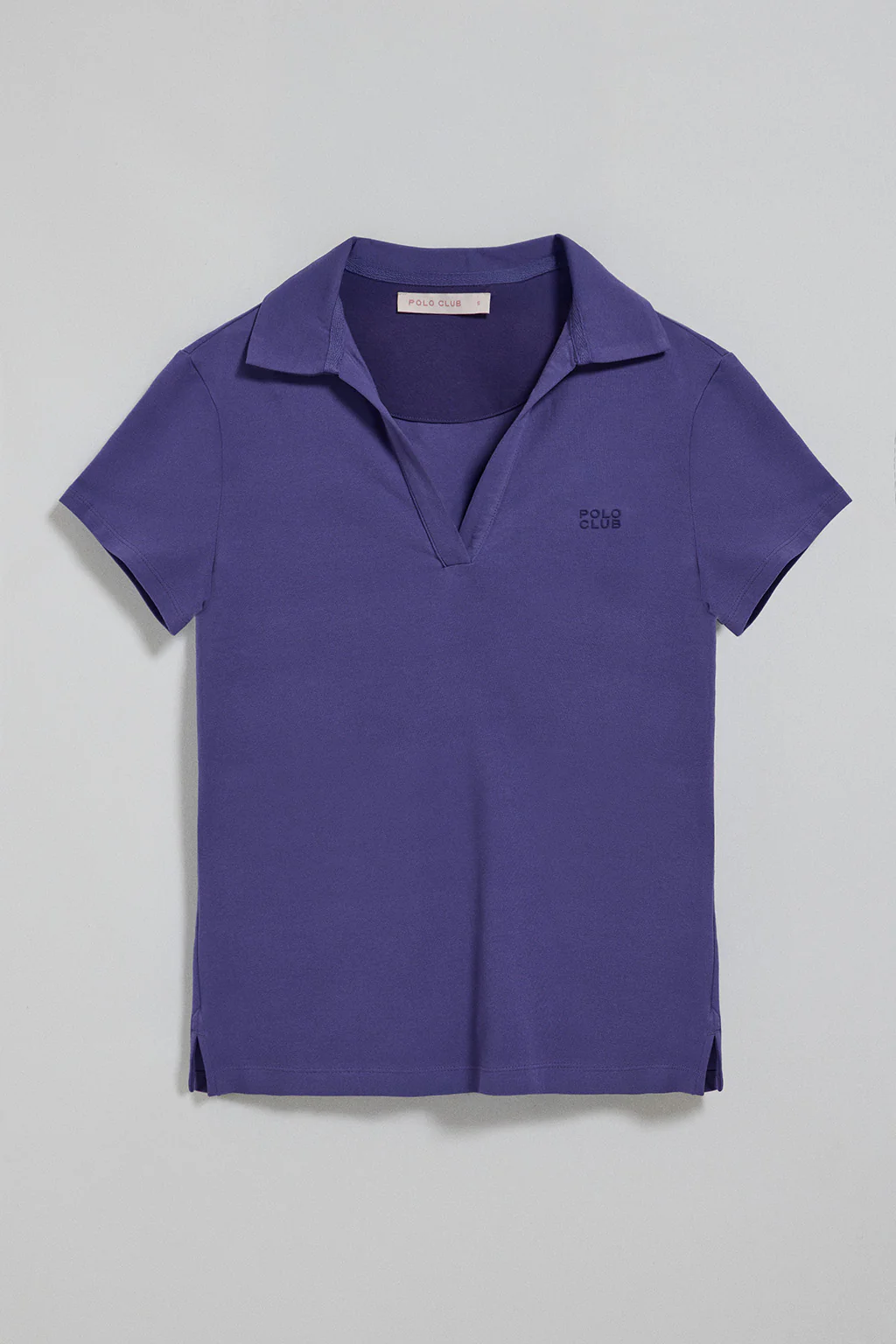 Polo Pedraza sin botones azul océano con logo engomado Polo Club - Image 8